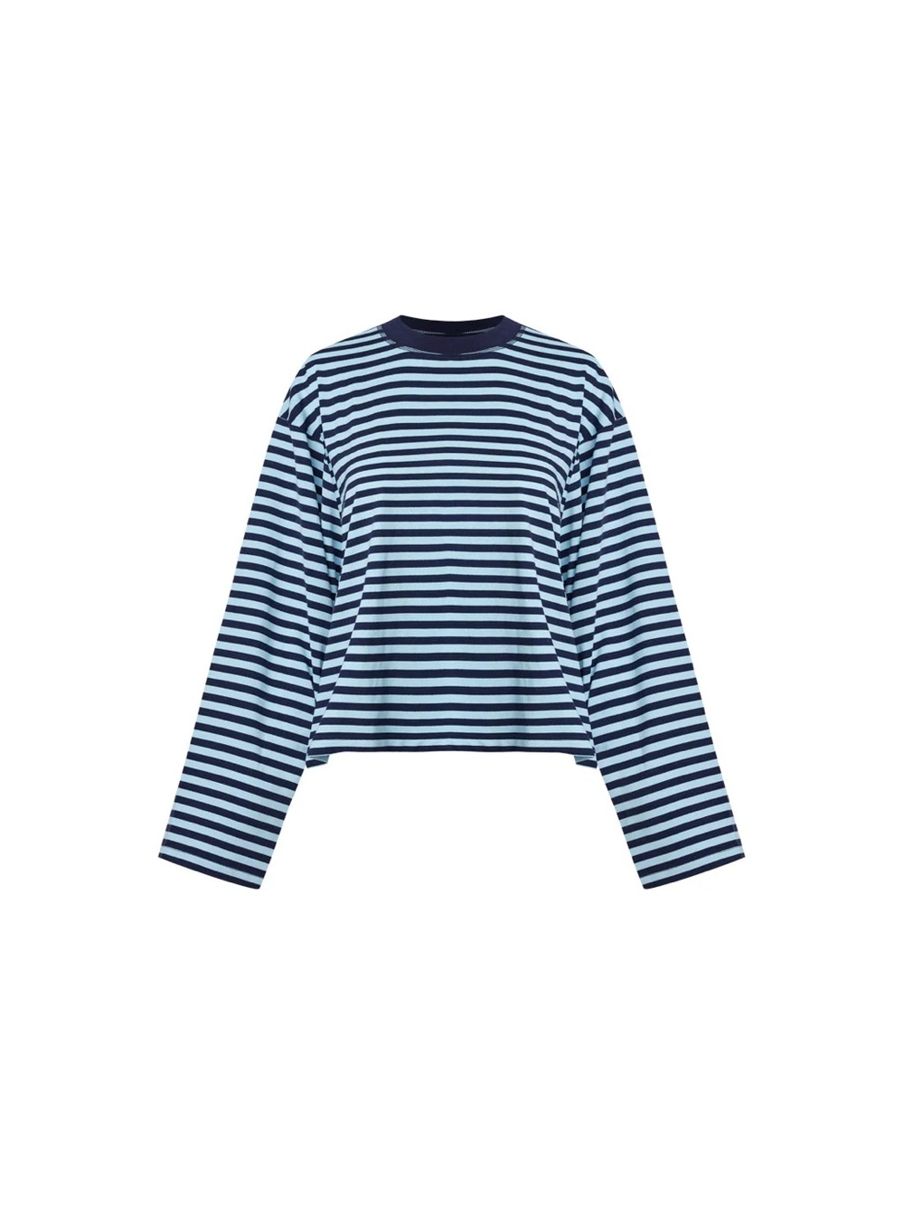Lioness Bloom Long Sleeve Tee Blue/Stripe NWT